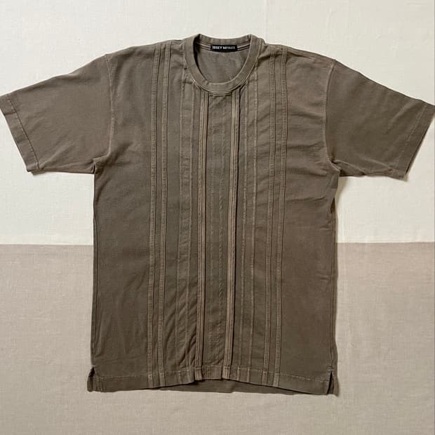 이세이미야케 세로 패널 티셔츠 issey miyake 패치워크