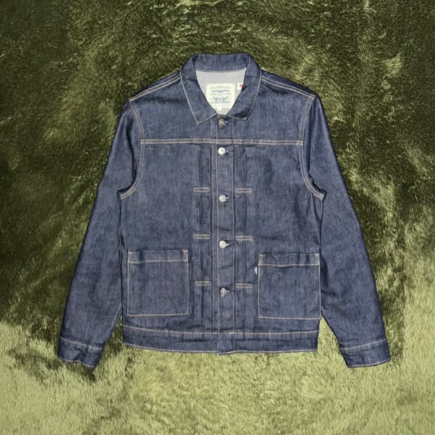 [M] 리바이스 Made & Crafted 재팬 패브릭 데님 트러커