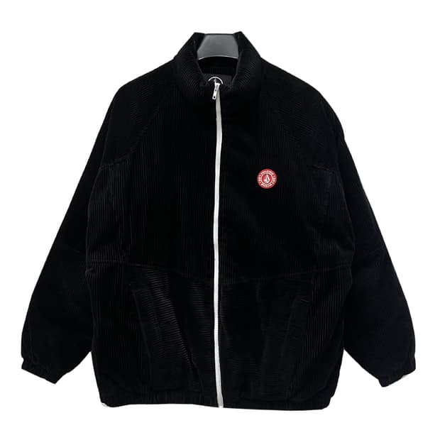 볼컴 웜 윈터 오버핏 코듀로이 숏 패딩 L