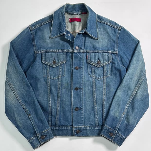 리바이스 워싱 데님 자켓  