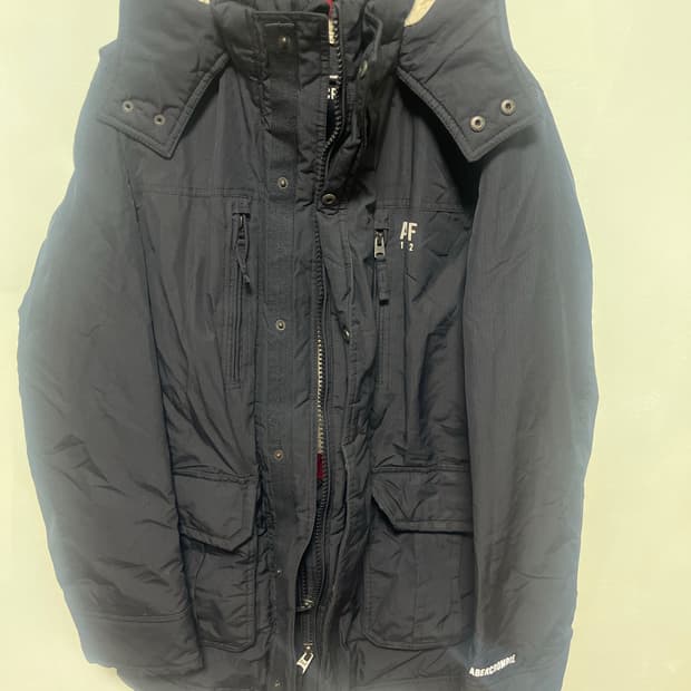 아베크롬비 네이비 야상 점퍼