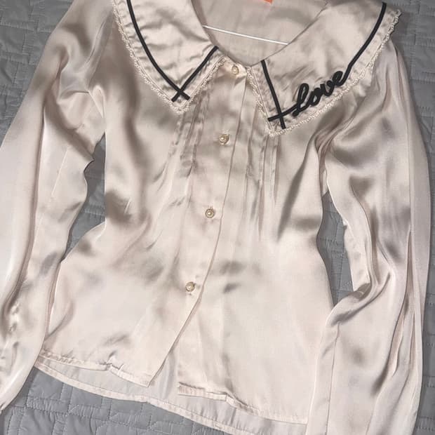 블라우스 라떼갸루 히메갸루 로맨틱갸루 로걀