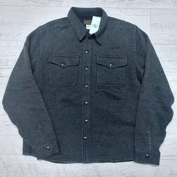 RRL 자카드 플리스 오버셔츠 L 새상품