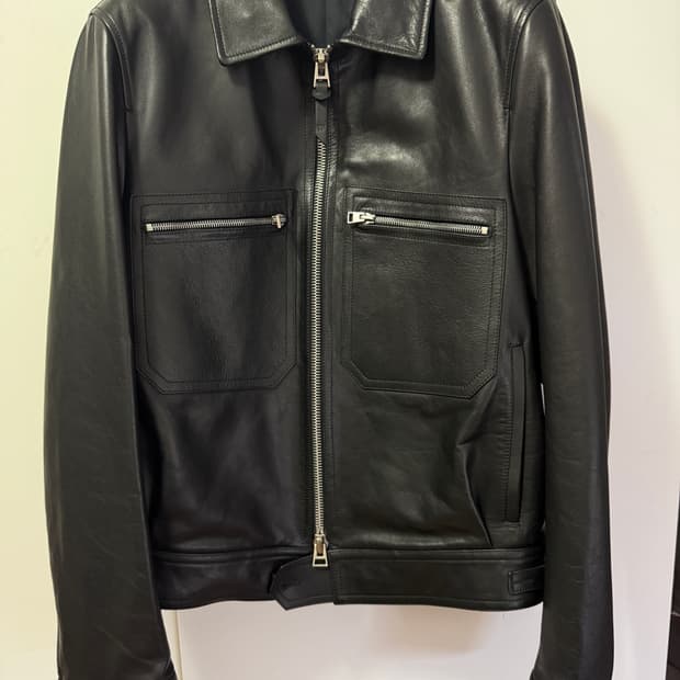 톰포드 가죽자켓