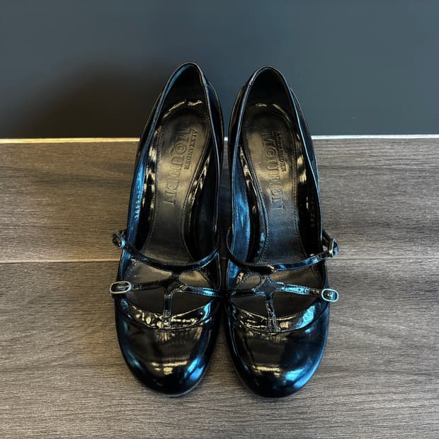 alexander mcqueen mary jane heels