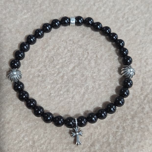 크롬하츠 비즈팔찌 크로스 베이비 정품