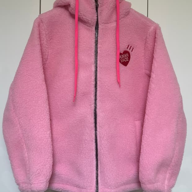 휴먼메이드 후리스 후드 집업 