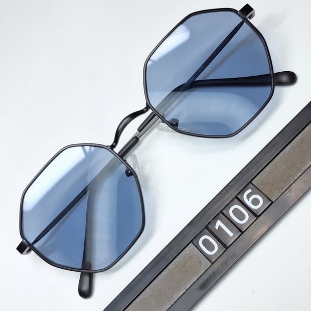 일본 수입 TY3551-1 37% 팔각형 선글라스 겸 안경/빈티지 레트로