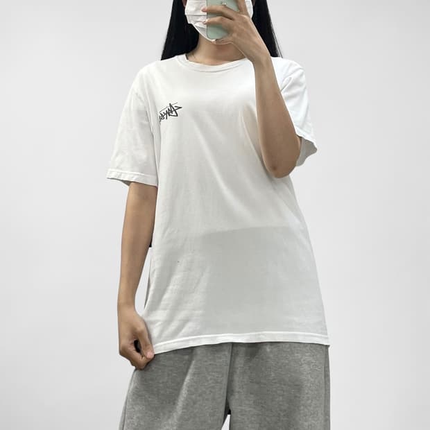 스투시 Stussy 리빈 하마 반팔 티셔츠 화이트