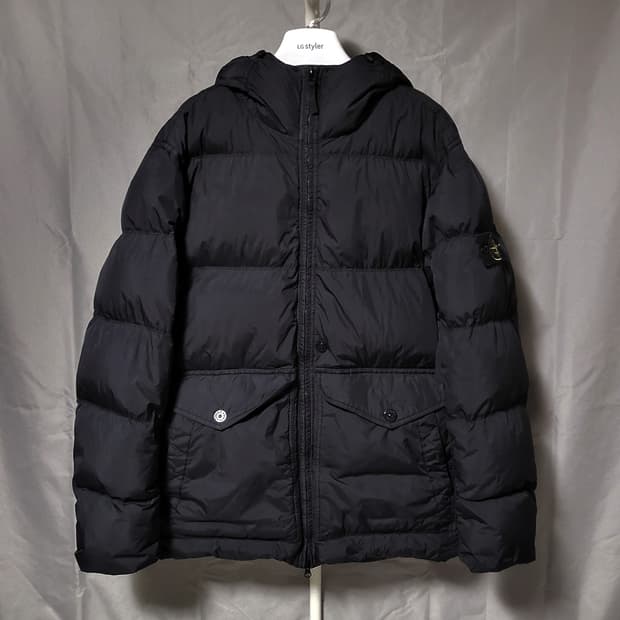 [새상품급/XL size]24FW 스톤아일랜드 크링클랩스 후드 다운 패딩