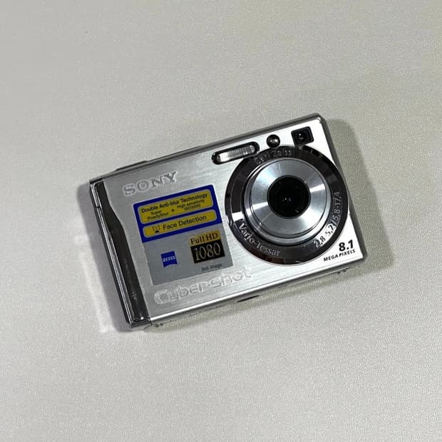 금,주말만 판매) 소니 사이버샷 DSC-W90 실버