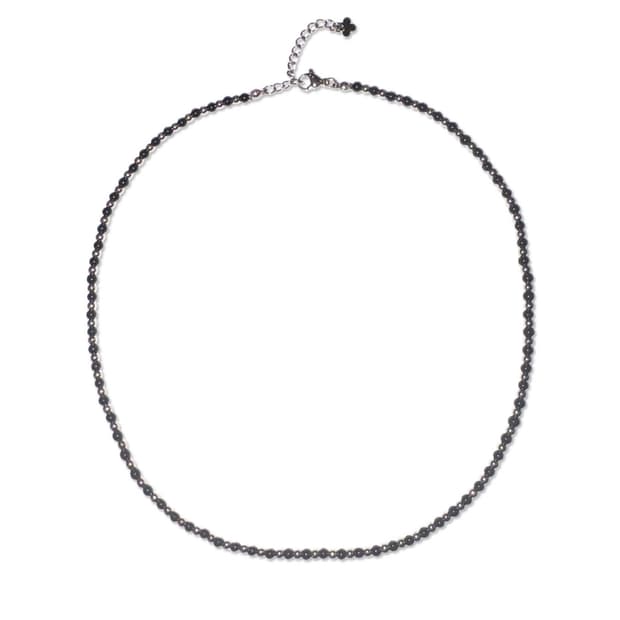 스톤 스틸 목걸이 ( 오닉스 )