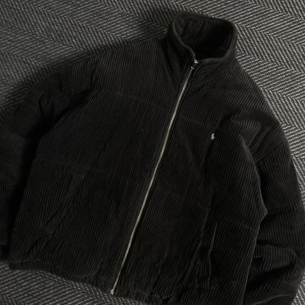 폴로 랄프로렌 포니 로고 코듀로이 패딩 점퍼 브라운y 3569