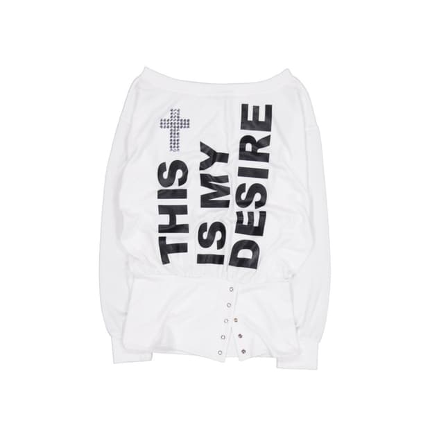 셋업이엑스이 볼드레터링루즈탑 BOLD LETTERING LOOSE TOP