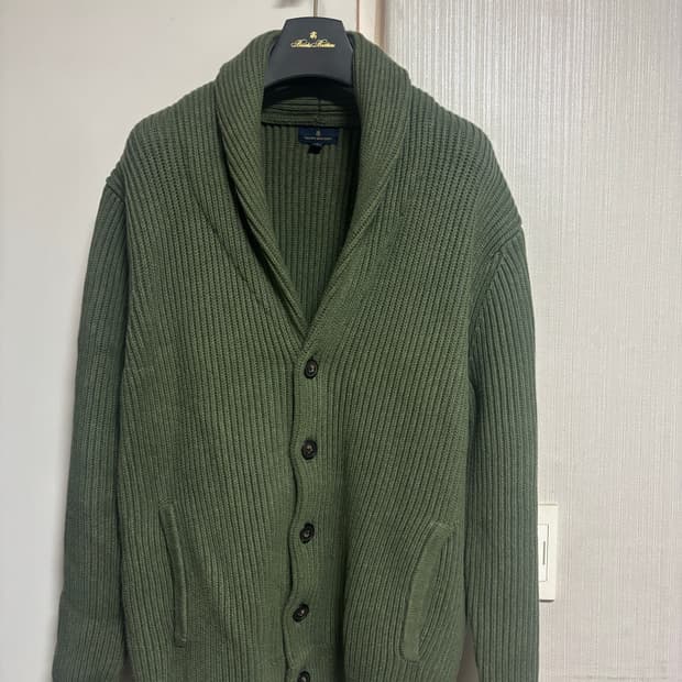 브룩스브라더스 숄카라 가디건 L