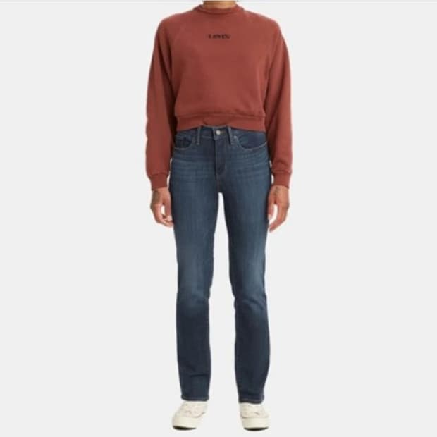 (26)여성 리바이스 쉐이핑 314 스트레이트 데님 팬츠