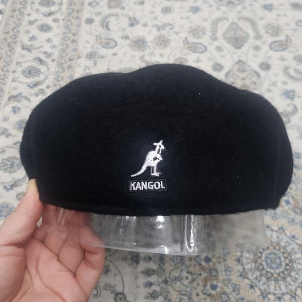 (새상품) 캉골 울 블랙 베레모 L