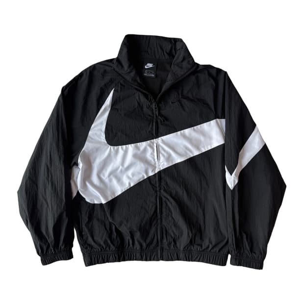 2+1) 나이키 빅스우시 블랙/화이트 바람막이 L