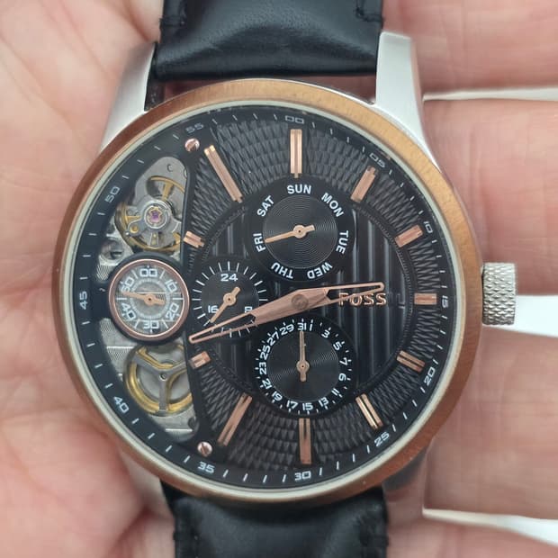 Fossil 파슬 빈티지 크로노그래프 시계 (ME1099)