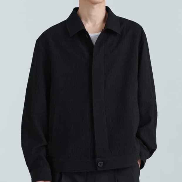 무신사스탠다드 크링클 미니멀 자켓 m / 무신사 스텐다드 자켓