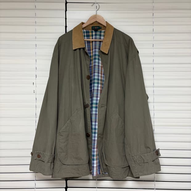 90s 제이크루 J. Crew 코튼 플란넬 카코트 자켓 XL