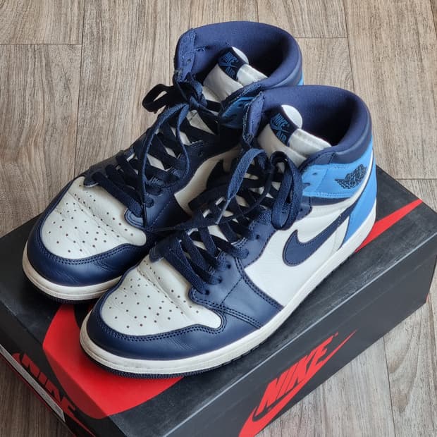 조던1 옵시디언 285