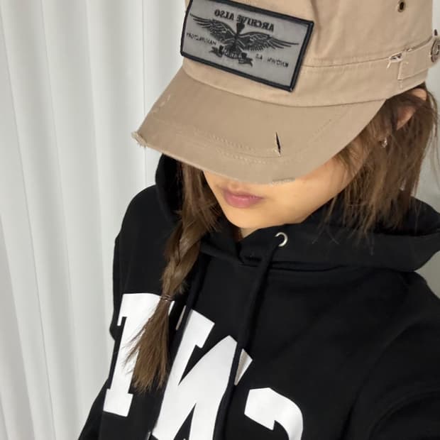 커버낫 후드티 블랙(M사이즈)