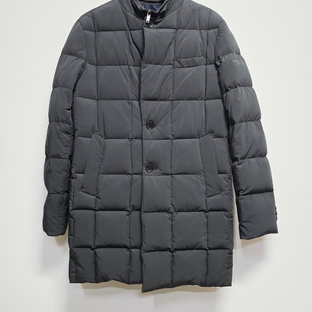 트루젠 스타일러쉬 남성 구스다운패딩 코트 그레이