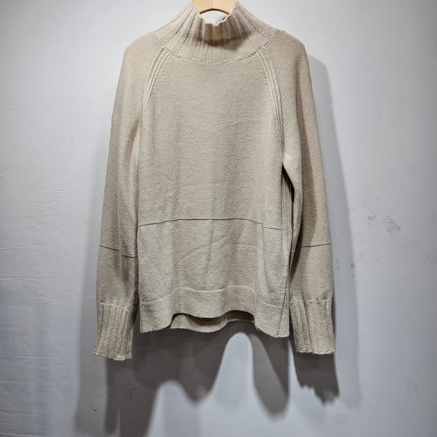 타임(Time) 캐시미어 100% 터틀넥 니트