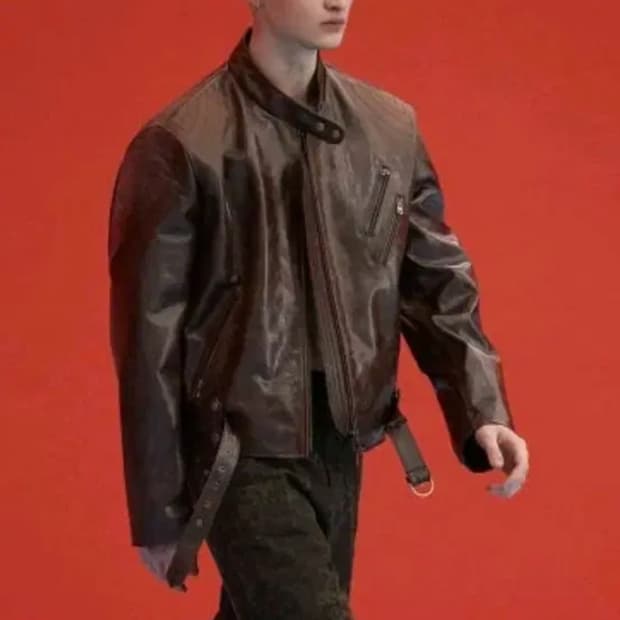 앤더슨벨 레더자켓 xl