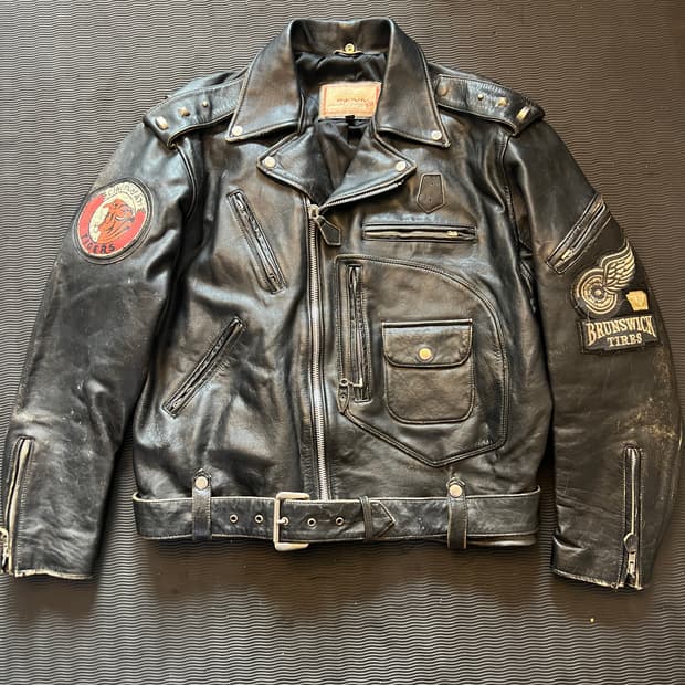 80s Lee Trevor D포켓 라이더자켓 부코j24