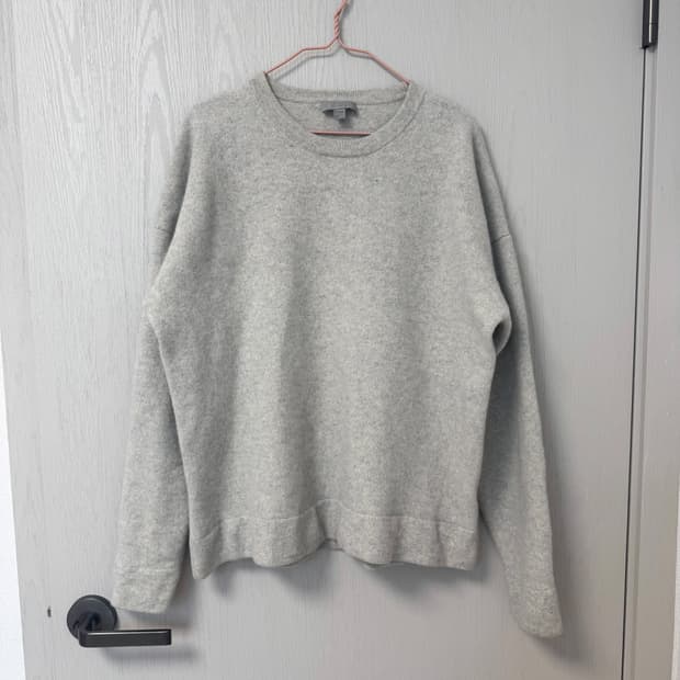 (L) cos 울 라운드 니트