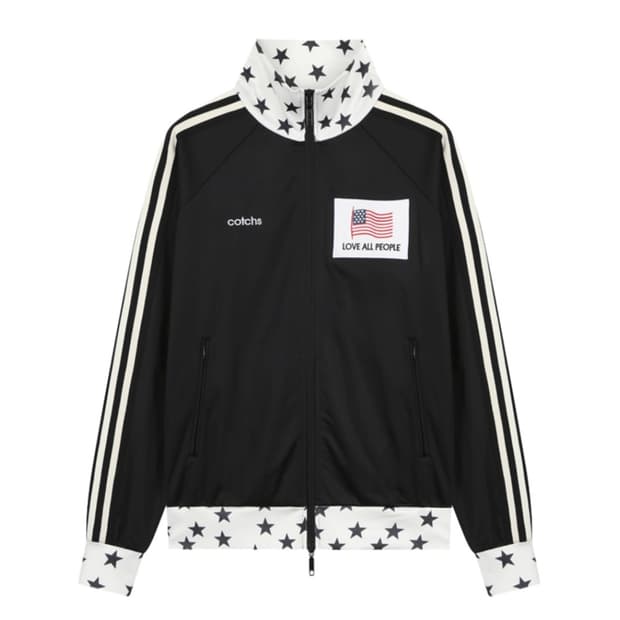 카치스 디노 드라이버 트랙 자켓 블랙