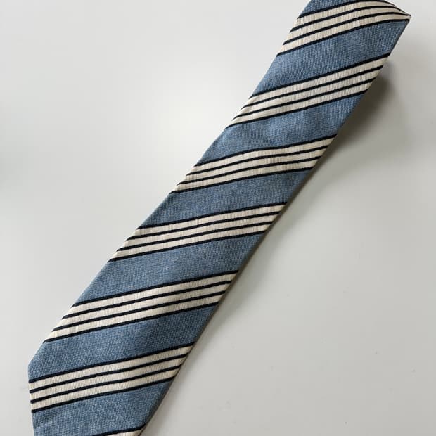 빈티지 실크 넥타이 8.5cm