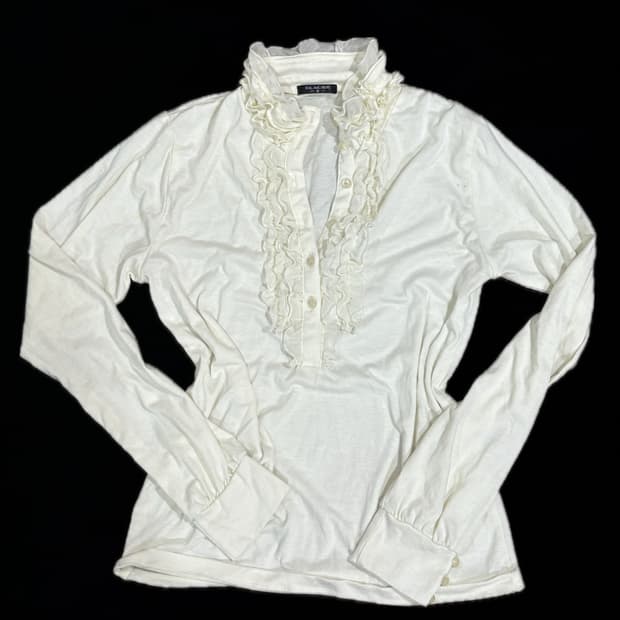 빈티지 프릴 슬리브