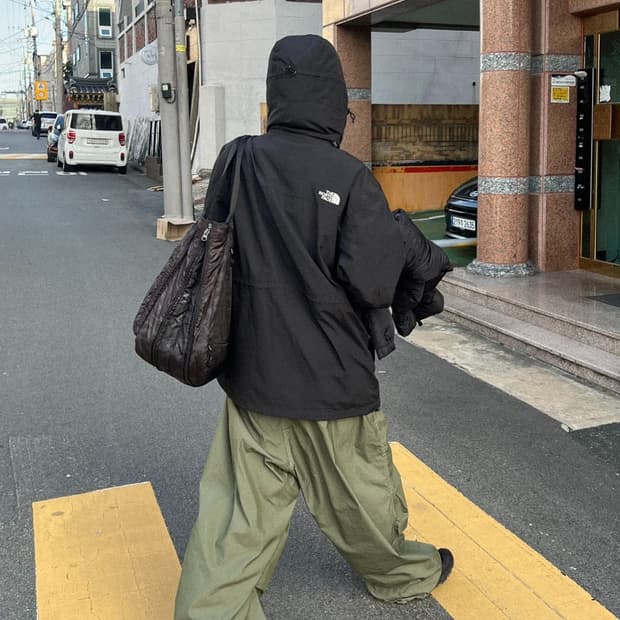 The north face jacket+padding