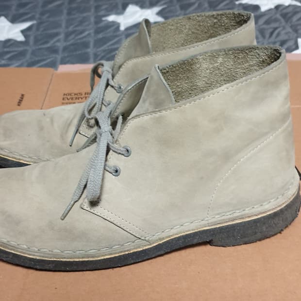 클락스 오리지널스 스웨이드 데저트 부츠 샌드 US7.5 (255)