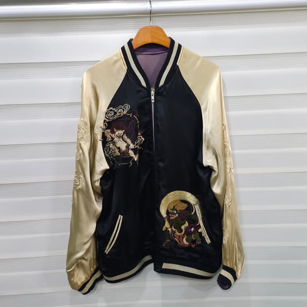 백화요란 양면 리버시블 스카잔 자켓- L