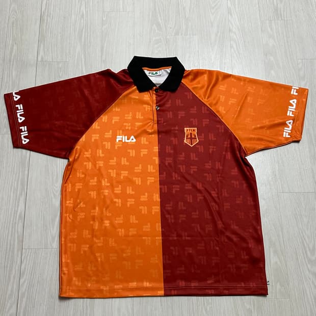 휠라 플러스 as로마 오마주 폴로 셔츠 축구 레플리카 