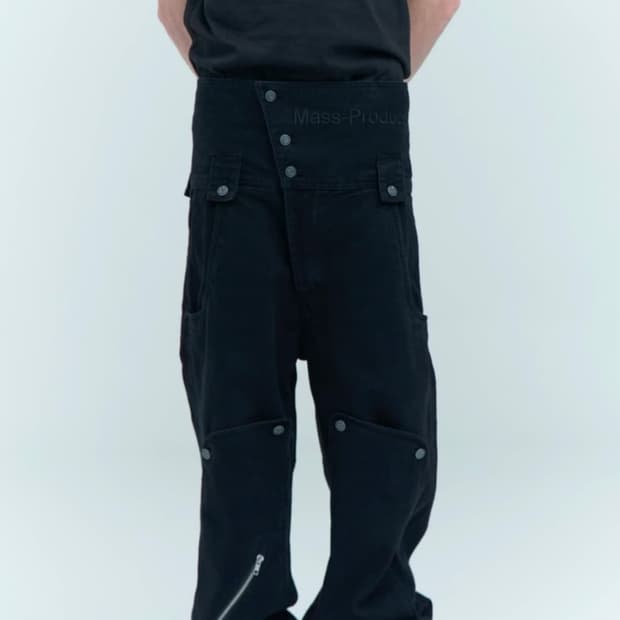 플라스틱프로덕트 유틸리티 데님 팬츠
