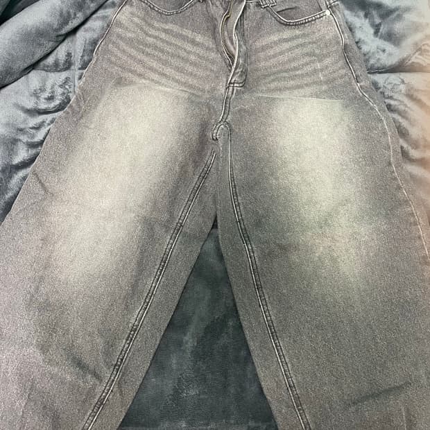 고스트리퍼블릭 커브드 벌룬 다트 데님