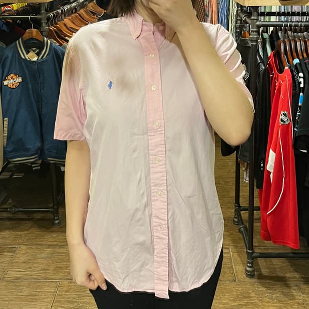 [HI] 폴로 반팔셔츠 연핑크