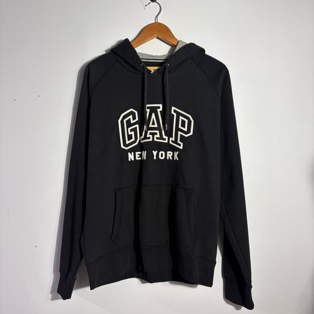 갭 블랙 후드티 (무료배송)