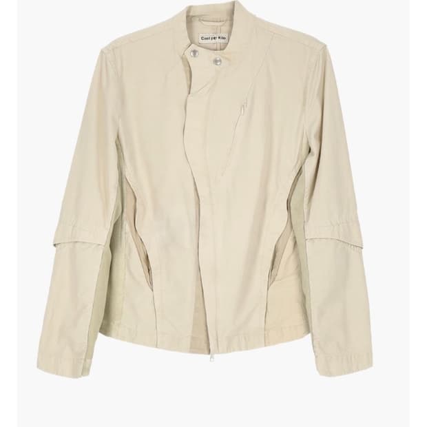 코스트 퍼 킬로 미니 모토 자켓 아이보리