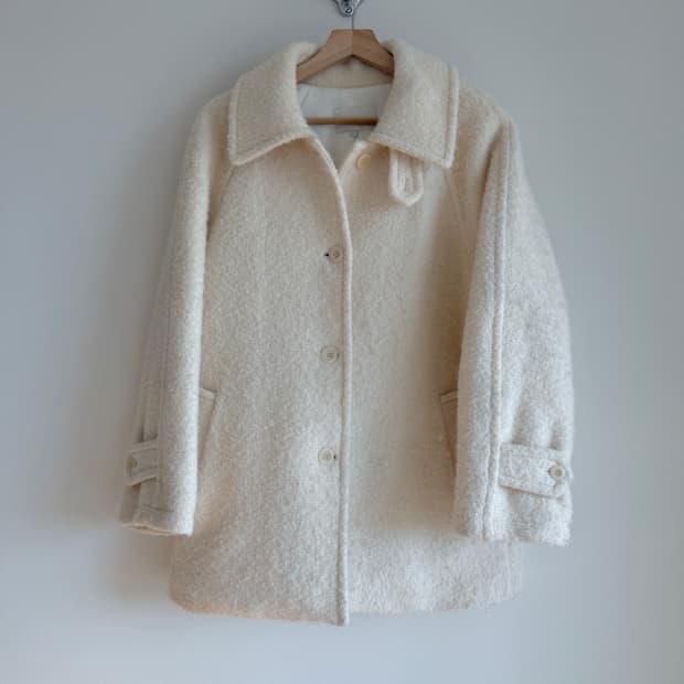 링서울(LlNGSEOUL) 알파카 부클 코트