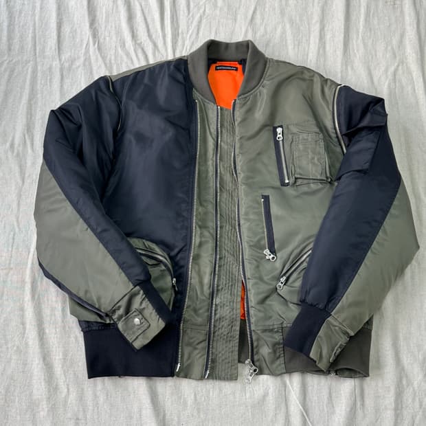 넥스트도어립스 배색 항공점퍼 ma1 105