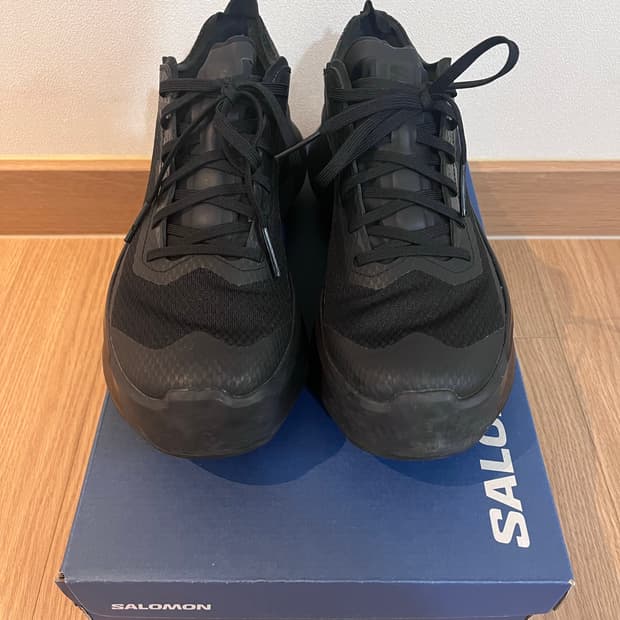 살로몬 꼼데가르송 판타즘 플랫폼 블랙 250