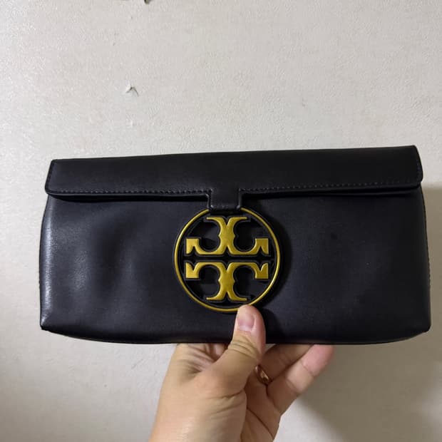 토리버치 로고 여성 클러치백