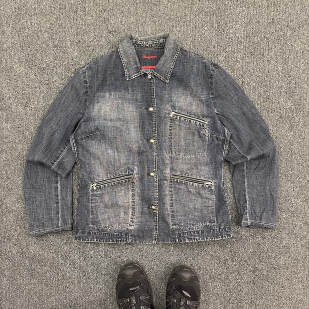 American Vintage 여성 y2k 데님자켓