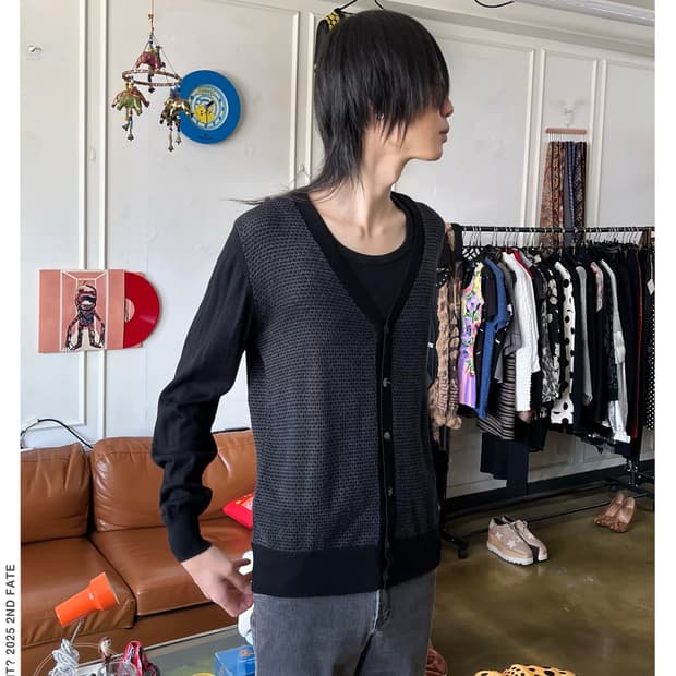 HIROKO KOSHINO Homme Japan knit Cardigan
